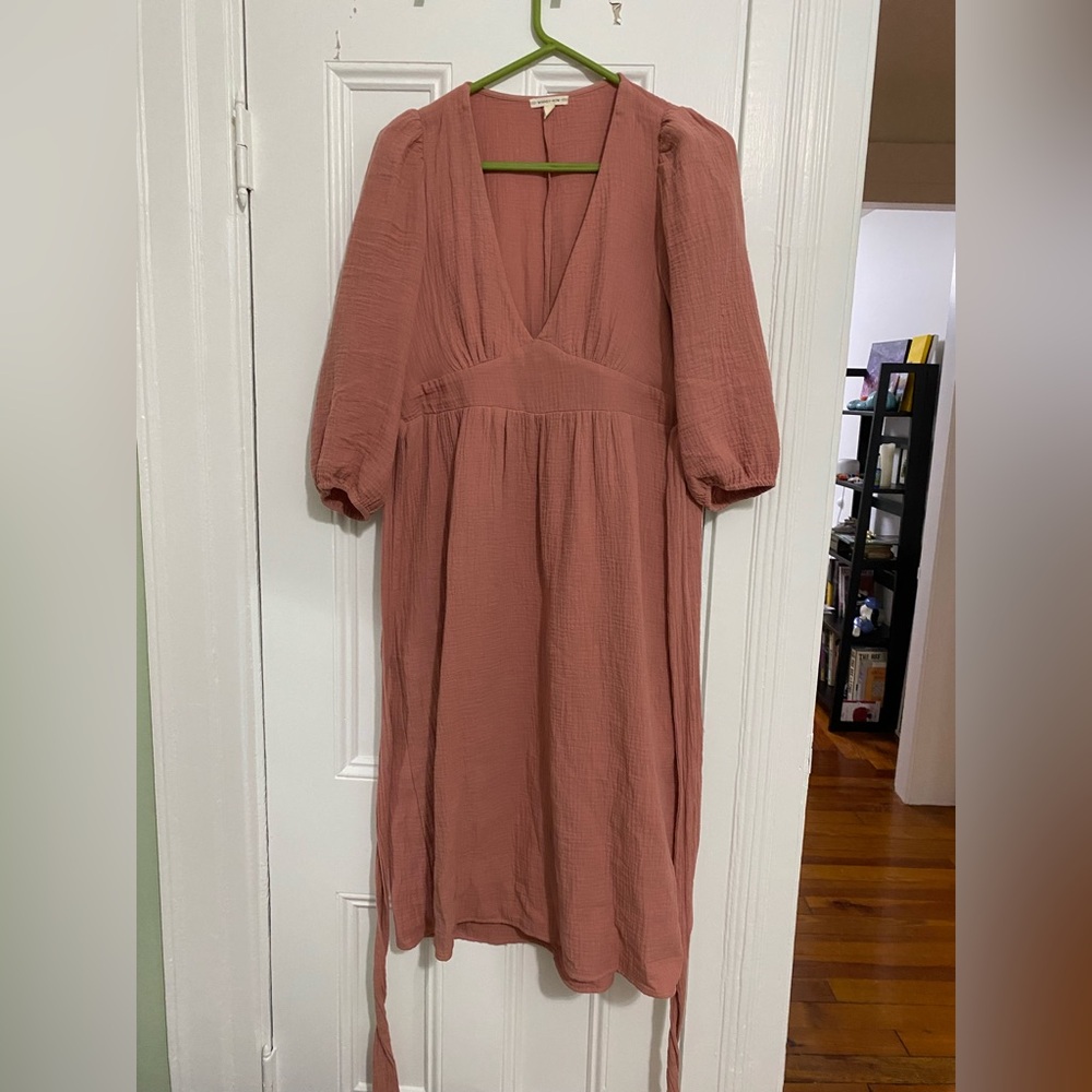 Whimsy & Row Mauve Long Sleeve Dress